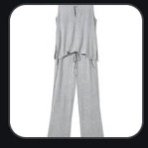 Gray Sleeveless Jumpsuit